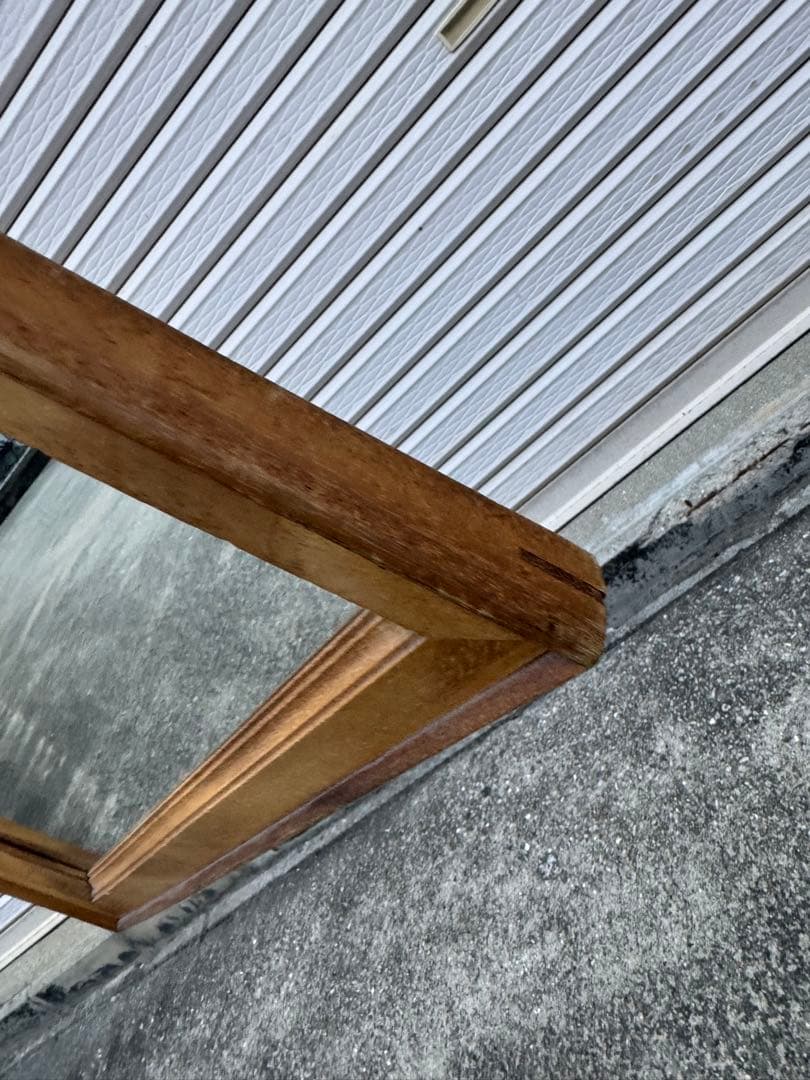 ミラー 壁掛け 美容室 インダストリアル 木製フレーム 男前