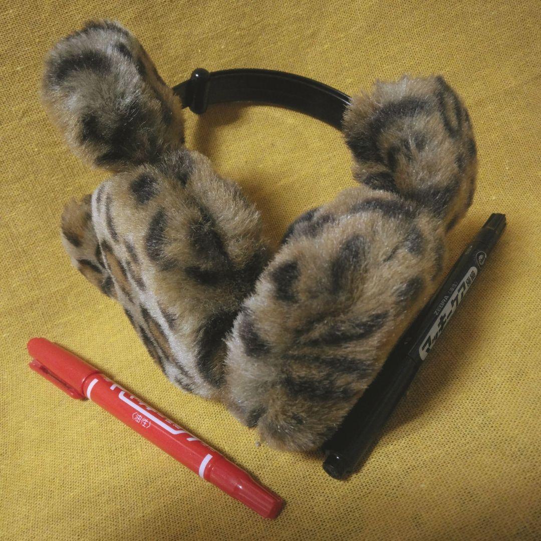 東京ディズニーリゾート ミッキー 耳あて イヤーマフ ふわふわ茶ヒョウ