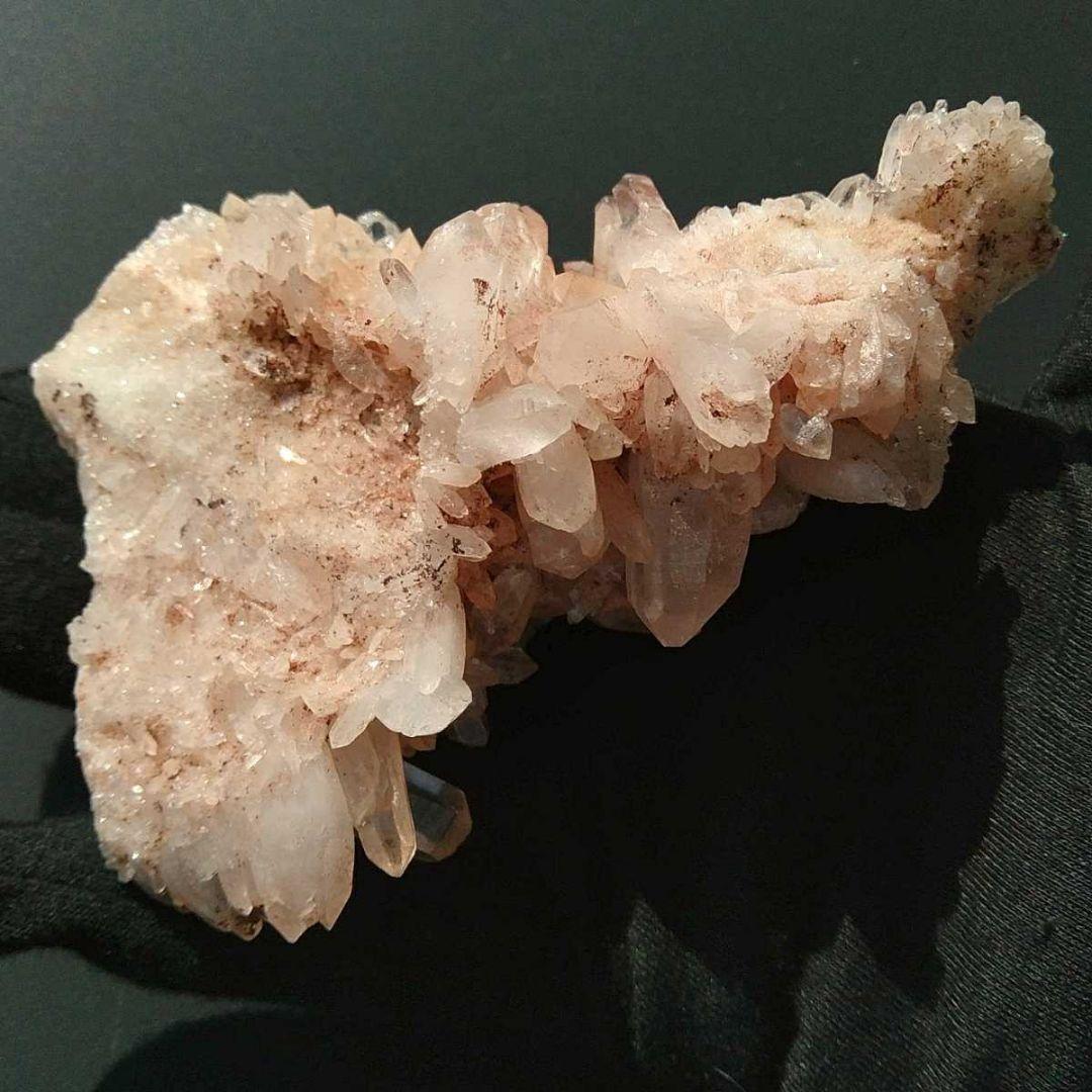 ②マニカラン水晶 クラスター 原石 ピンクマニカラン セルフヒールド