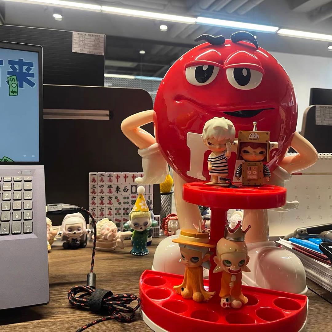 ディスペンサー m&m's エムアンドエムズ 置物 インテリア雑貨【レッド