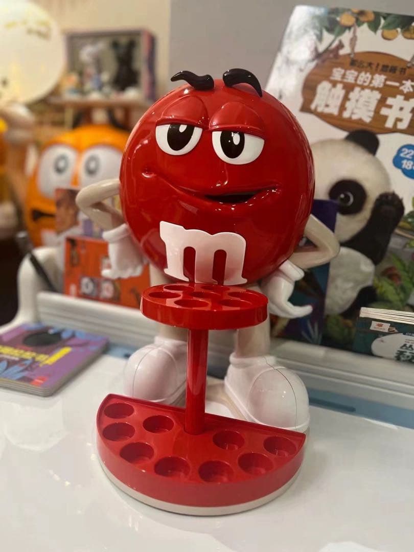 ディスペンサー m&m's エムアンドエムズ 置物 インテリア雑貨【レッド