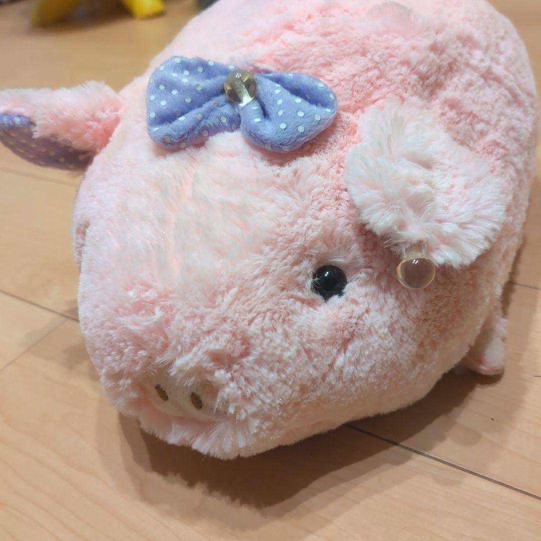 ふわふわ　とんさま　ぬいぐるみ　豚　しんじゅ