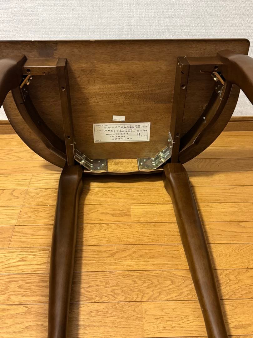 ヴィンテージ　アンティーク　サイドテーブル　木製　猫足　花台　電話台