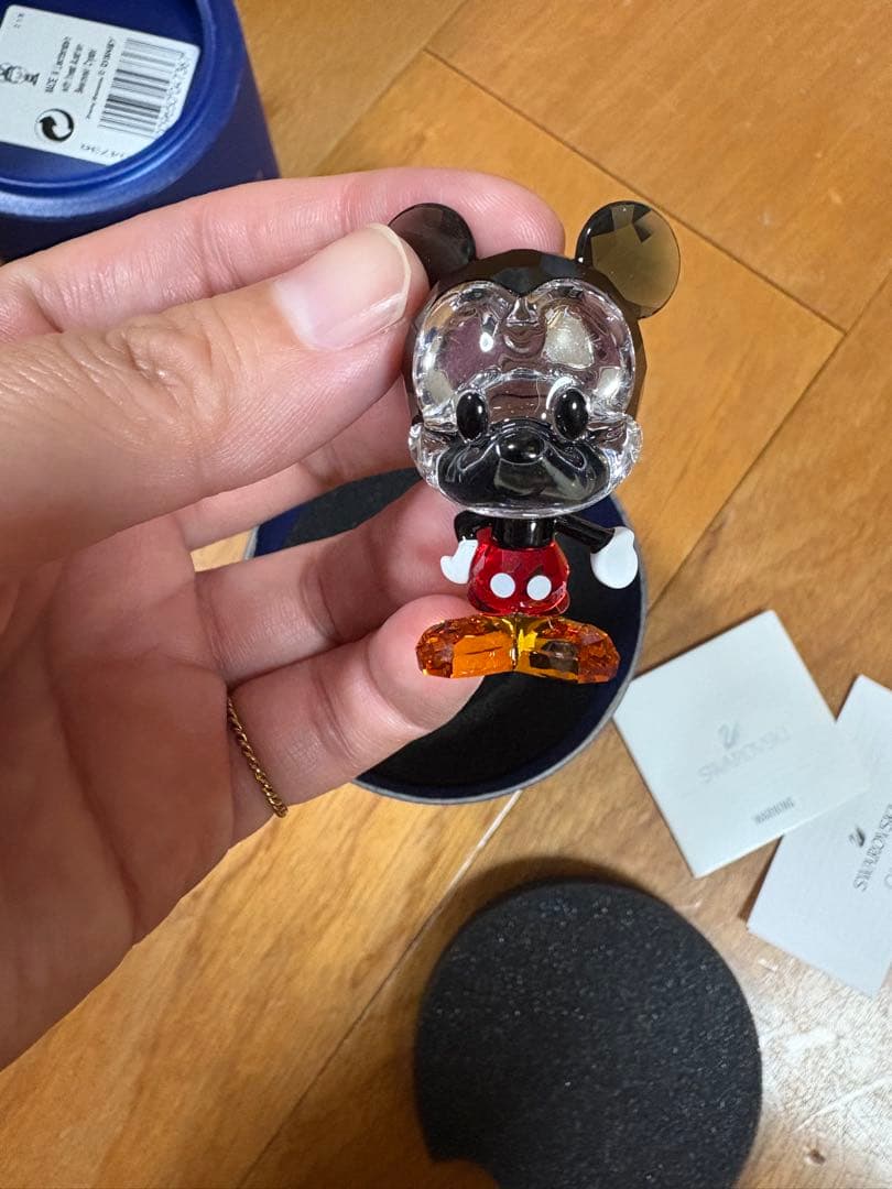 【SWAROVSKI】 スワロフスキー　ミッキー&ミニー　※ミニーはおまけです
