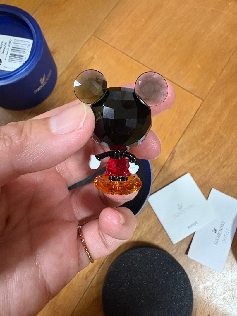 【SWAROVSKI】 スワロフスキー　ミッキー&ミニー　※ミニーはおまけです