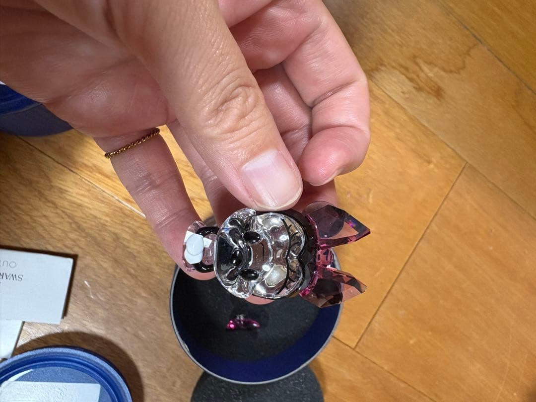 【SWAROVSKI】 スワロフスキー　ミッキー&ミニー　※ミニーはおまけです