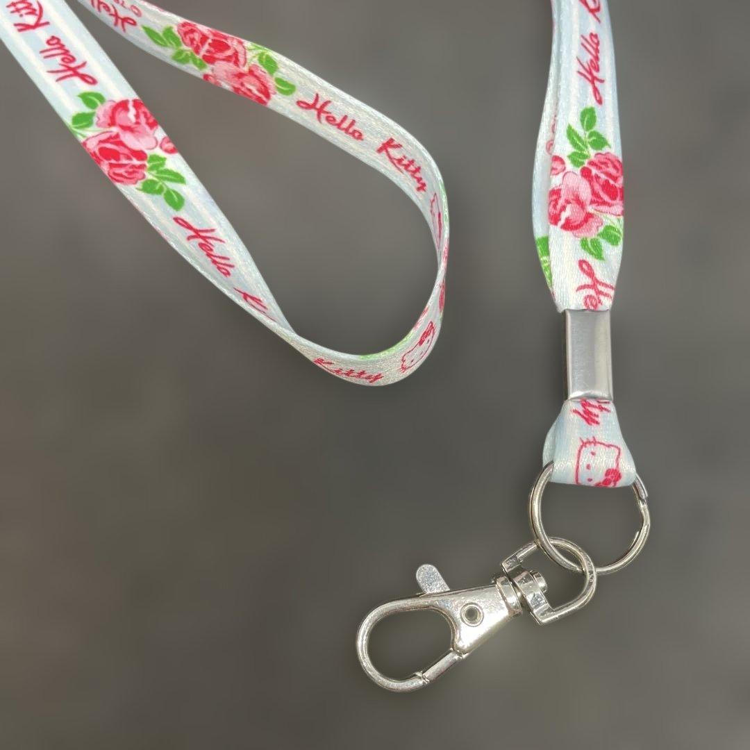 ハローキティHello Kitty ×ローズ ストラップ - メルカリ