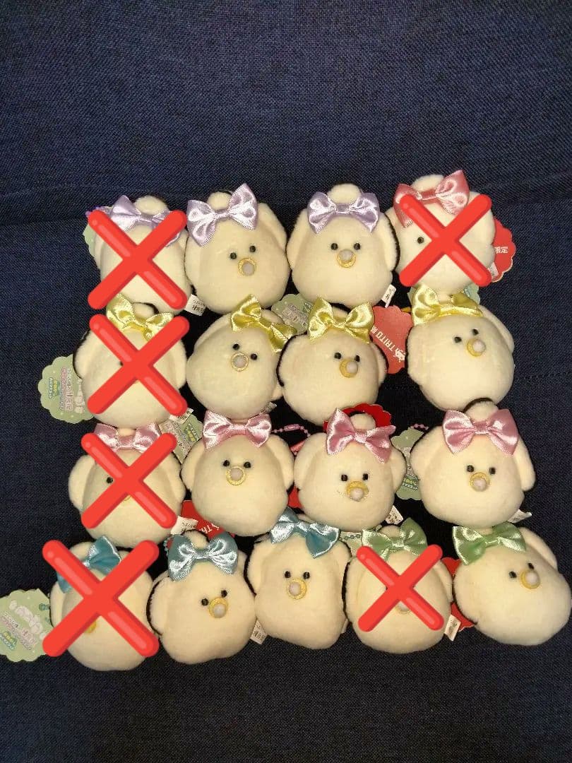 つぶらな瞳のなまがき　ぬいぐるみマスコットキーホルダー　まとめ売り