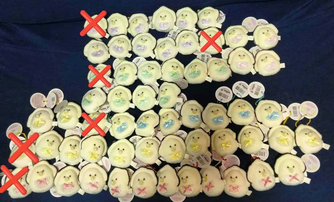 つぶらな瞳のなまがき　ぬいぐるみマスコットキーホルダー　まとめ売り