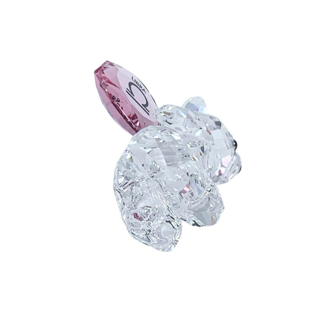 極美品　SWAROVSKI　スワロフスキー　クリスタルベア　星座　天秤座