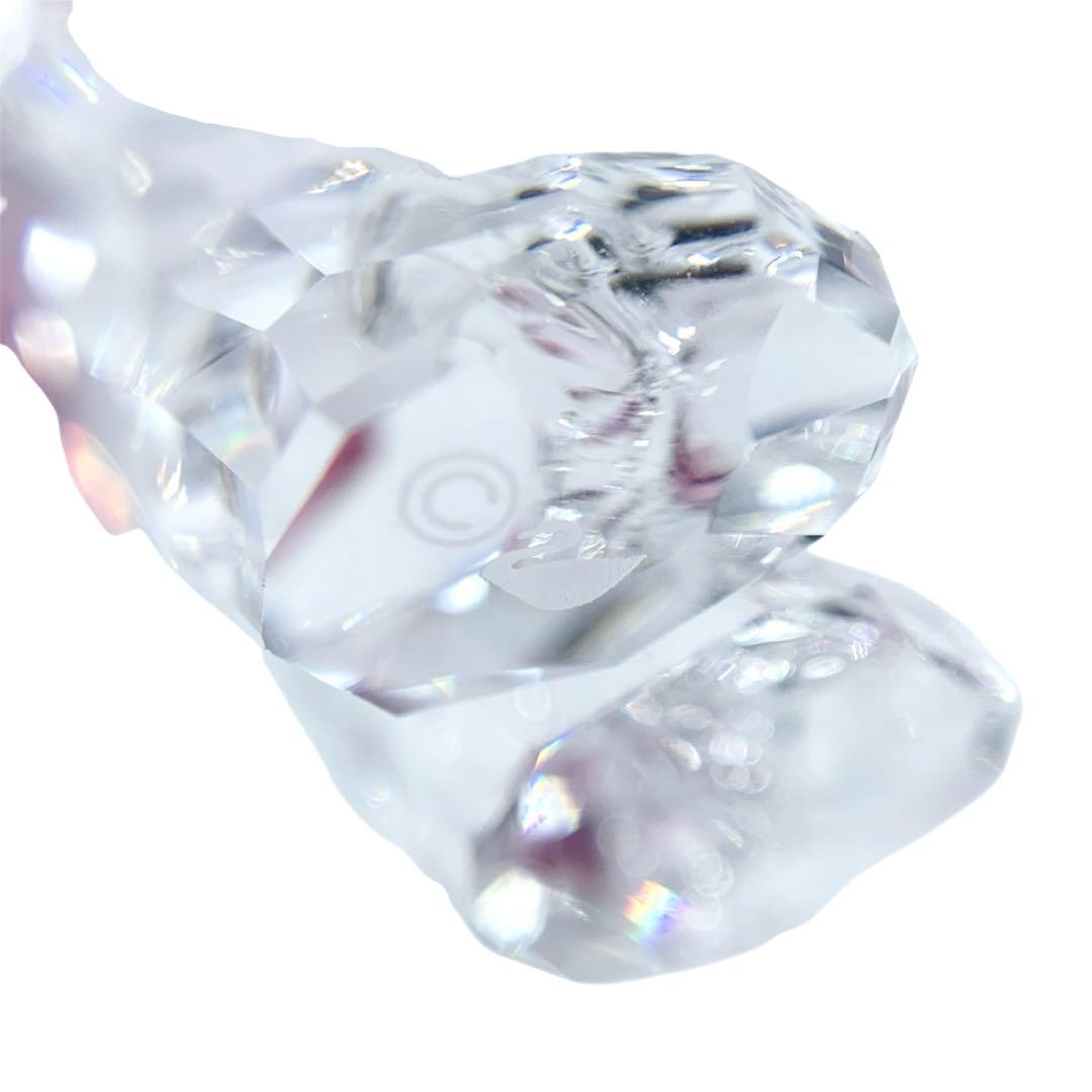 極美品　SWAROVSKI　スワロフスキー　クリスタルベア　星座　天秤座