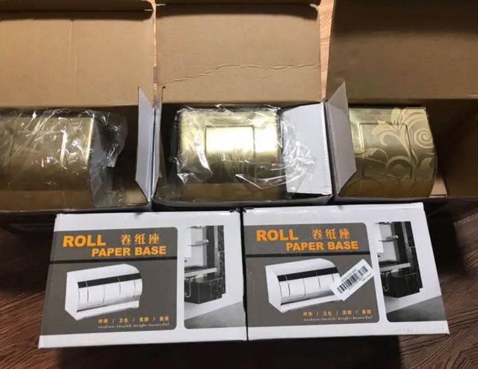 10個のホルダー トイレットペーパーホルダー