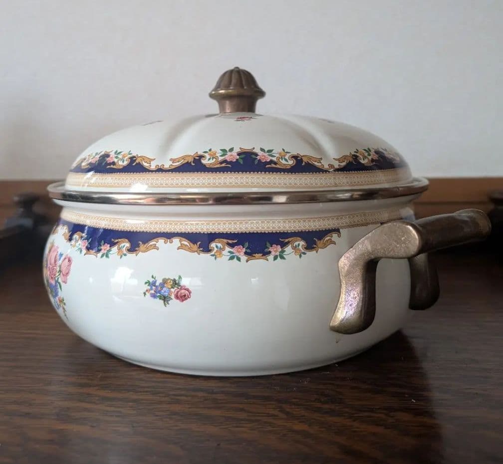 西ドイツ製 ホーロー両手鍋 ASTA FISSLER フィスラー ヴィンテージ鍋