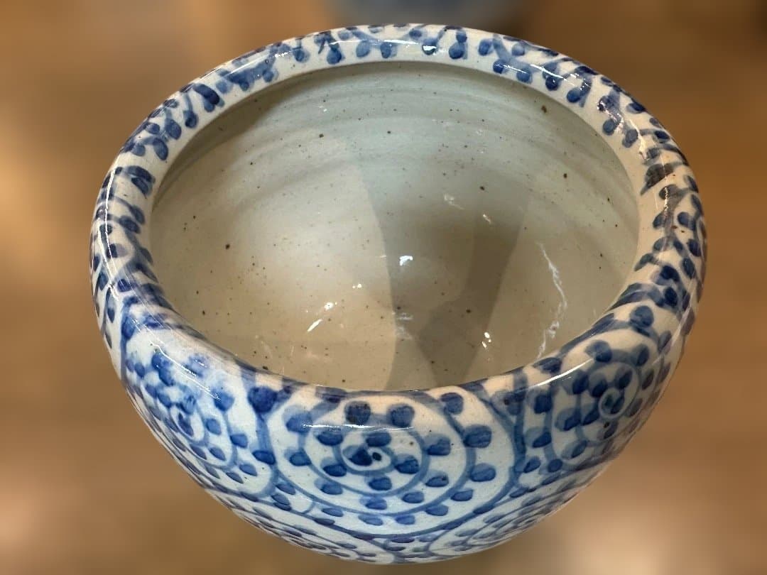 再値下げ　新品　信楽焼　火鉢　大サイズ　鉢カバー　ワインクーラー　直径23c