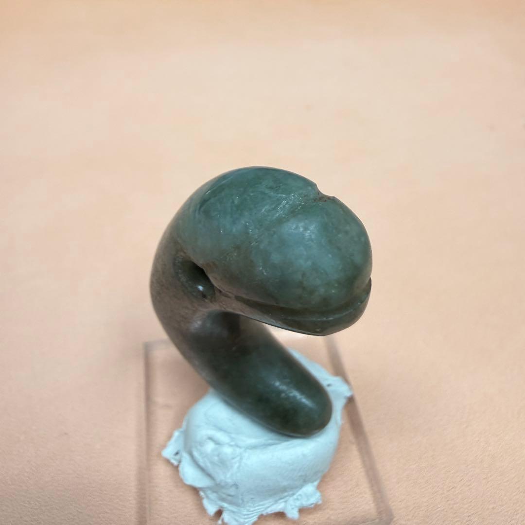 縄文、弥生、古墳時代 、須恵器 、翡翠、丁字頭硬玉勾玉 T