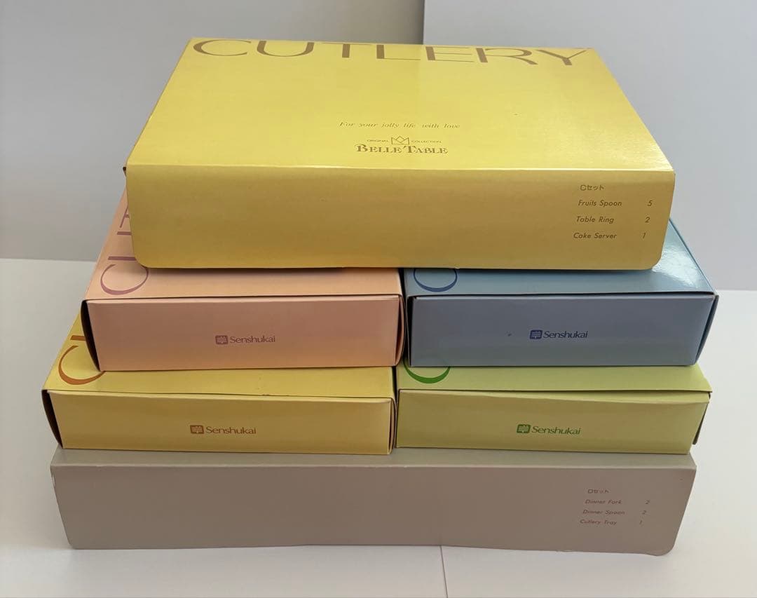 高品質 ラッキーウッド ステンレス18-12 42ピース+ケーキサーバー