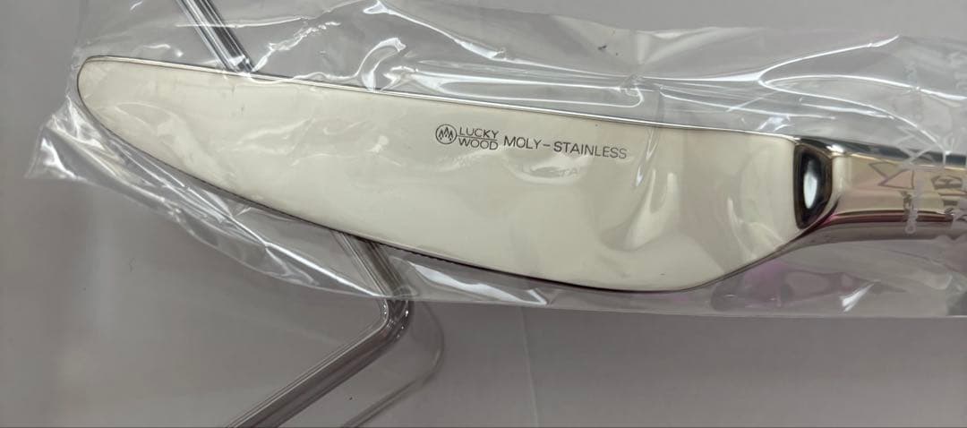 高品質 ラッキーウッド ステンレス18-12 42ピース+ケーキサーバー
