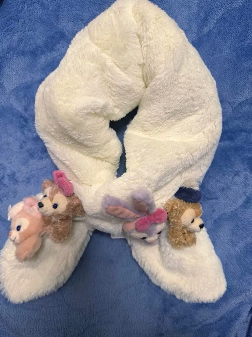ディズニー ダッフィーフレンズ マフラー 未使用 集合 Disney Duffy