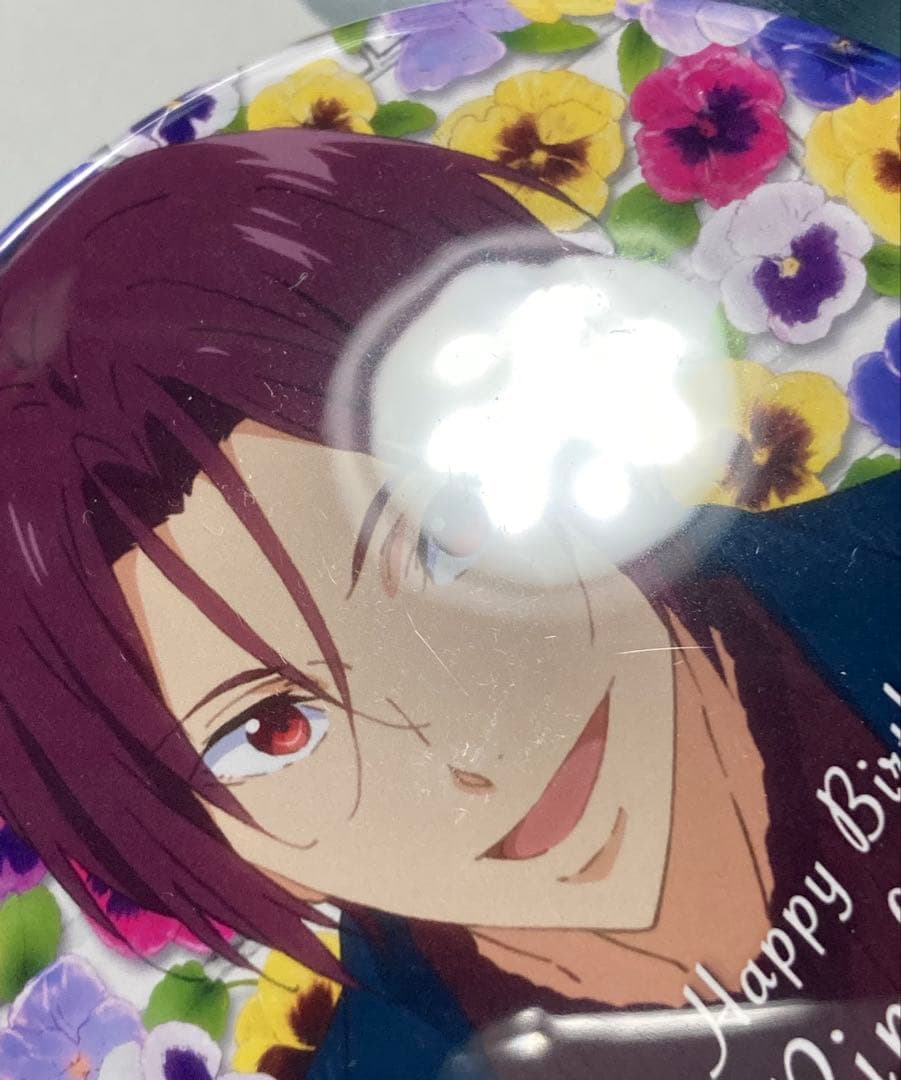 Free! Link up Smile バースデー 缶バッジ バッジ 松岡凛 ③ - メルカリ