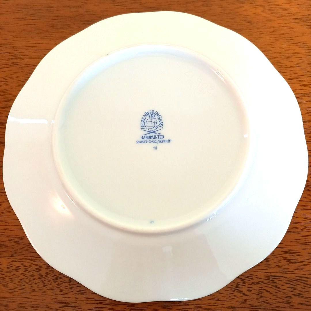 エデンピンク　ローズドラジェ　デザートプレート　ヘレンド　Herend
