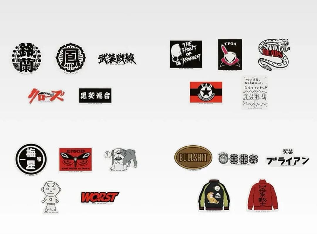 一番くじクローズ&WORST～さすらいの鴉たち〜 A賞B賞C賞ラストワン賞セット