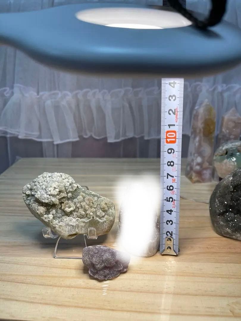 アメジスト クラスター 紫系　緑系　2点セット　可愛い（╹◡╹）天然石