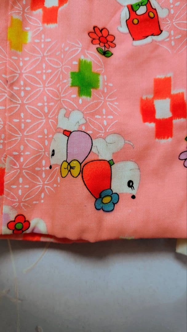 RKアンティーク子供着物被布めちゃくちゃ綺麗美品着丈43センチ裄丈11木綿