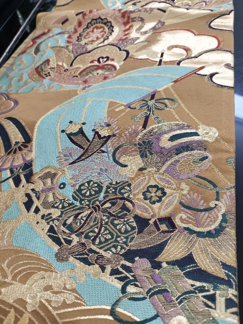 A873☆宝船‼️豪華刺繍‼️テーブルランナー2m10cm - メルカリ