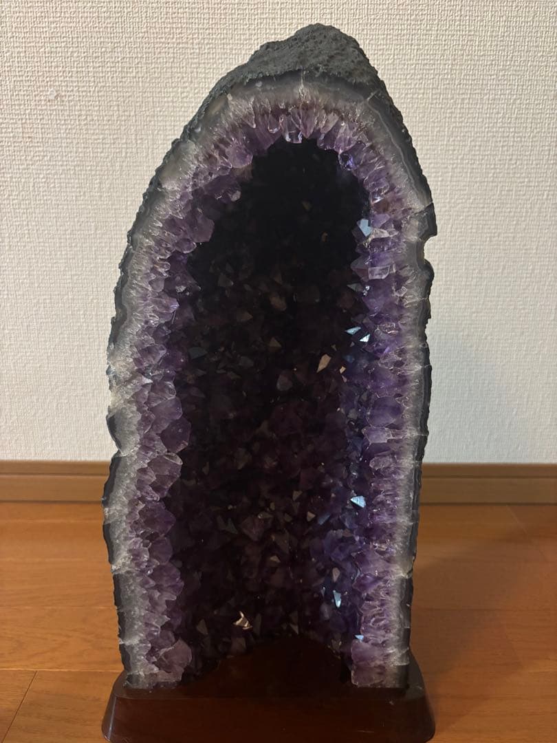 アメジストドーム（カペラ）台座つき