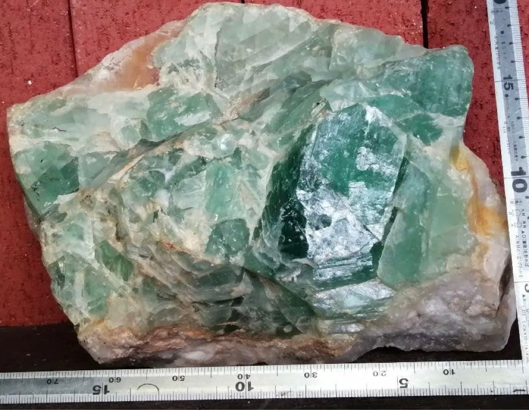 【超希少!!!】水晶フローライト　6.7kgーtot036