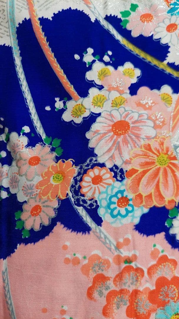 NK99アンティーク子供着物正絹着丈118センチ裄丈61センチ美品綺麗