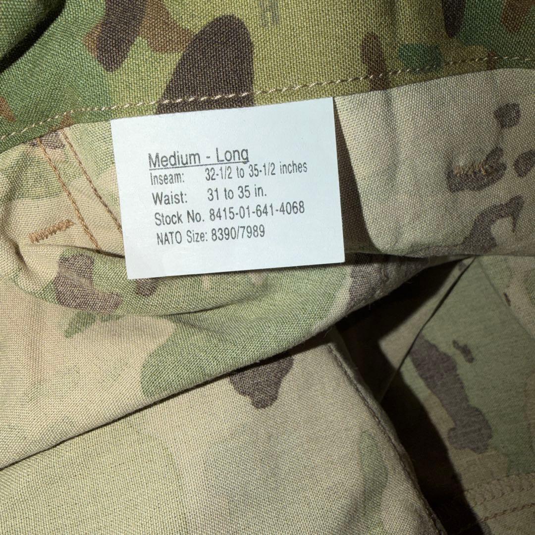 米軍実物 コンバットパンツ Medium-Long マルチカム 迷彩