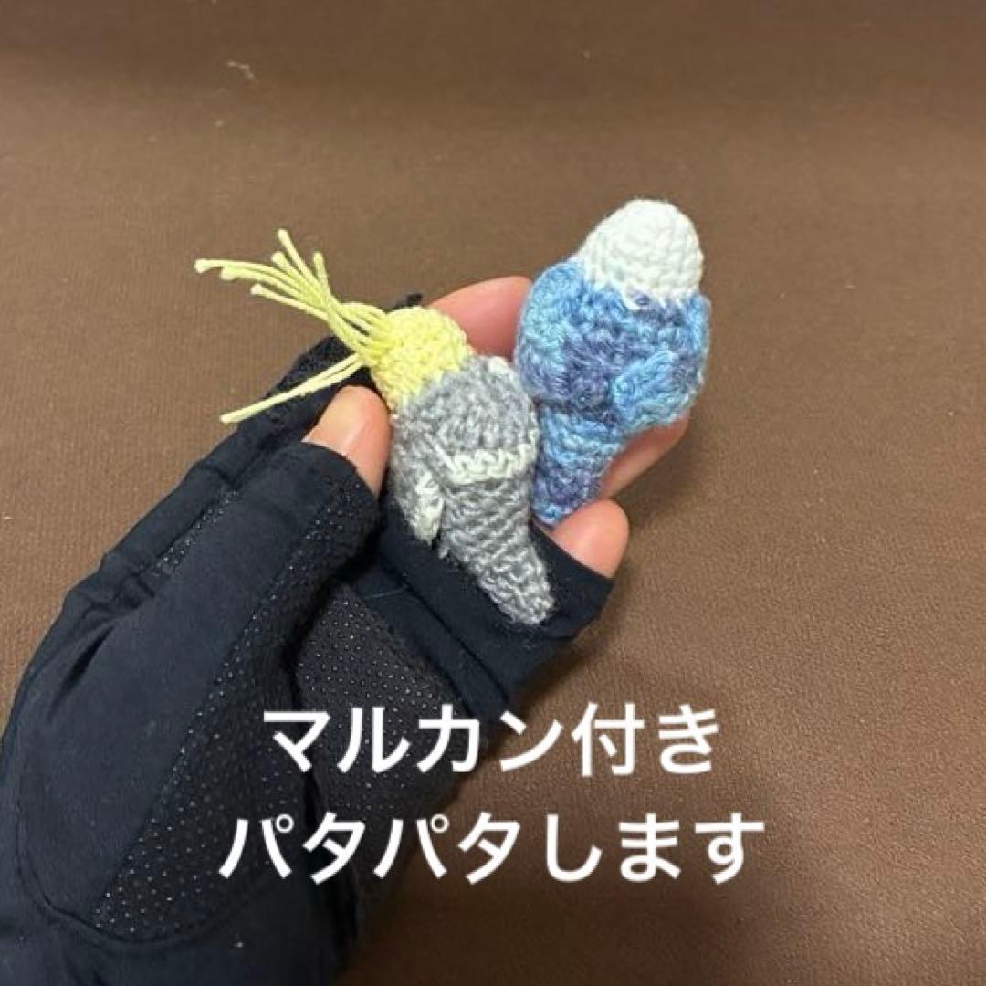 ◇ オカメインコ♡セキセイインコ♡インコ♡カラス♡文鳥 あみぐるみ