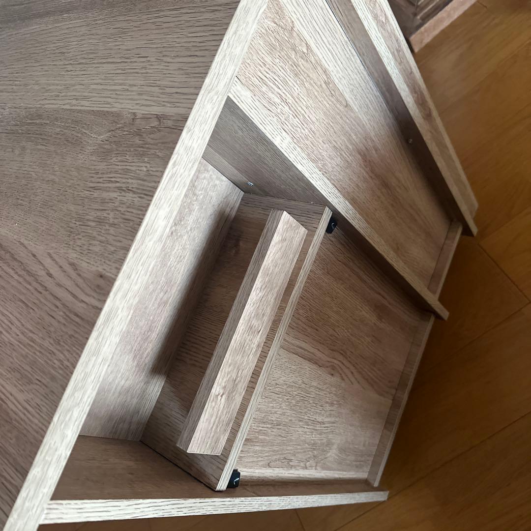 美品 ミシン台 作業台 伸縮 折りたたみ コンパクト LOWYA