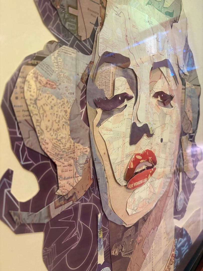 KAREマリリンモンローコラージュアート貼り絵カレ