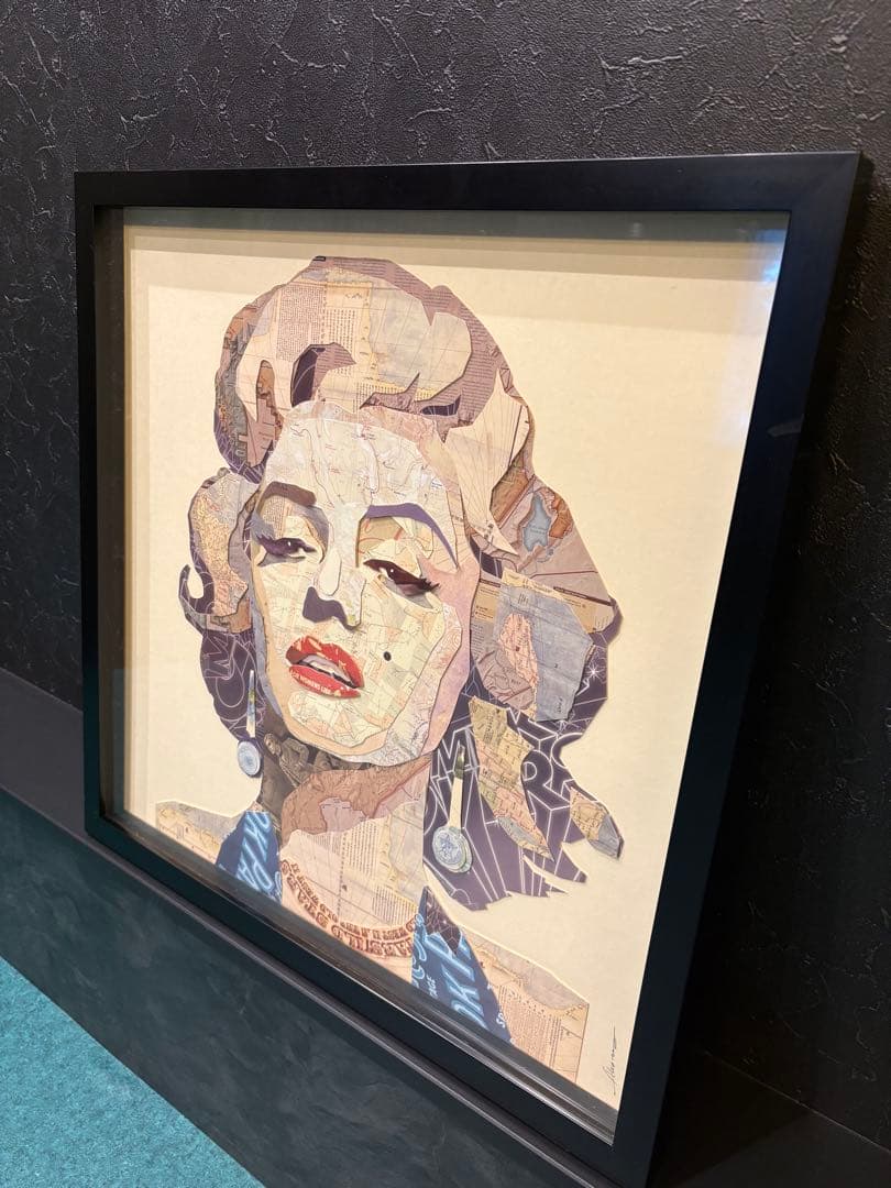 KAREマリリンモンローコラージュアート貼り絵カレ