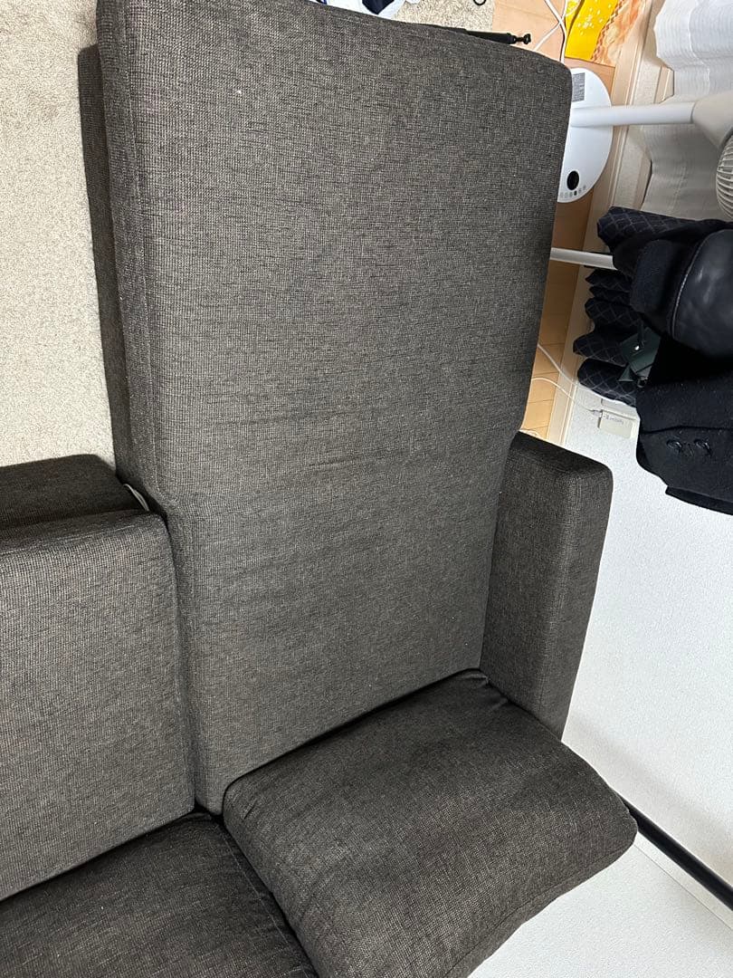 ダークグレー 2〜4人掛けソファベッド