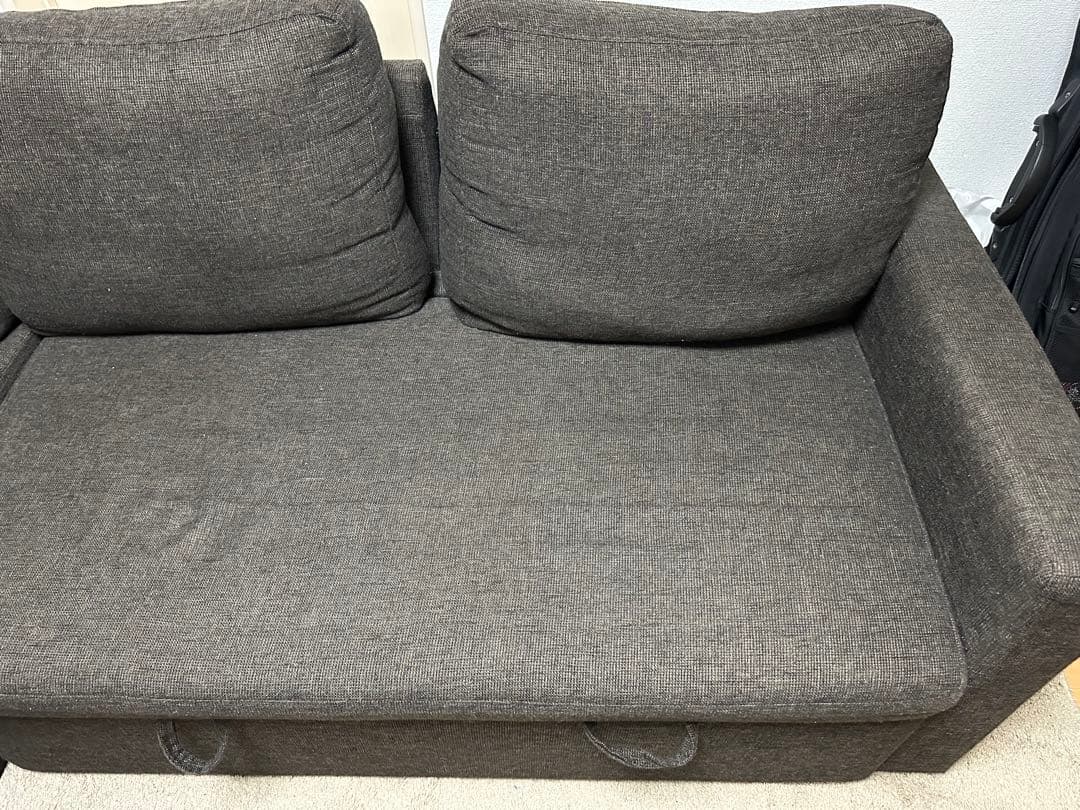 ダークグレー 2〜4人掛けソファベッド