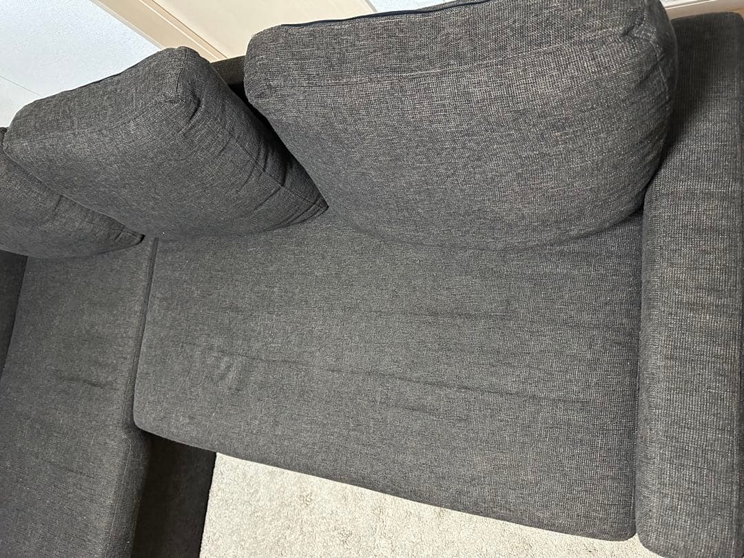 ダークグレー 2〜4人掛けソファベッド