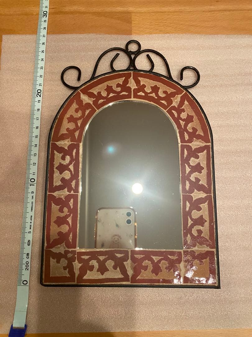 モロッコタイル　鏡