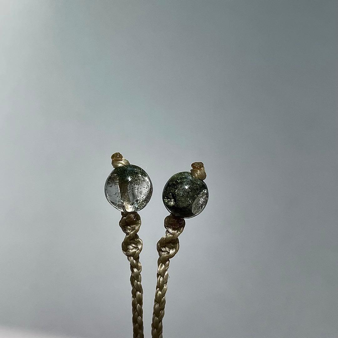 ヒマラヤ水晶 ガネッシュヒマール ＊ マクラメペンダント ネックレス 22