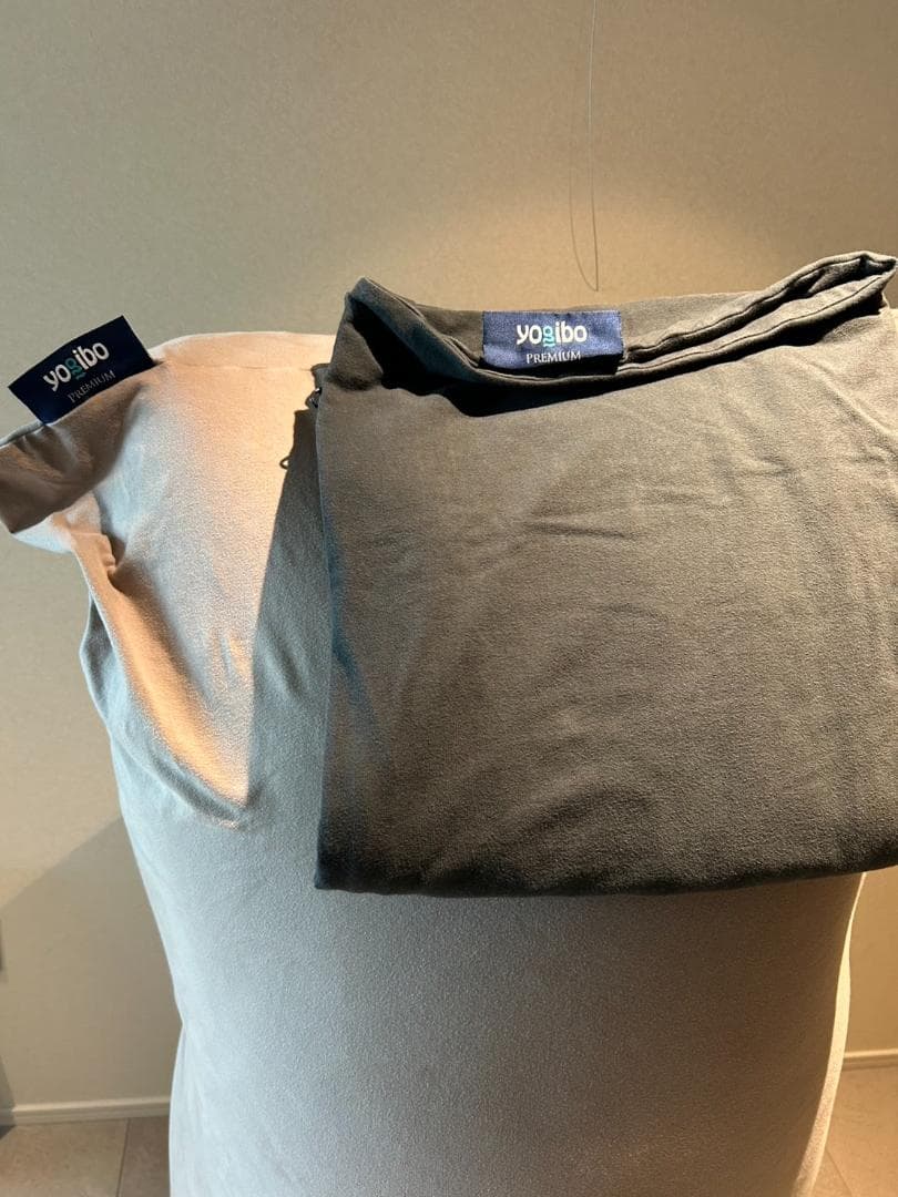 Yogibo max premium ライトグレー　交換カバーセット