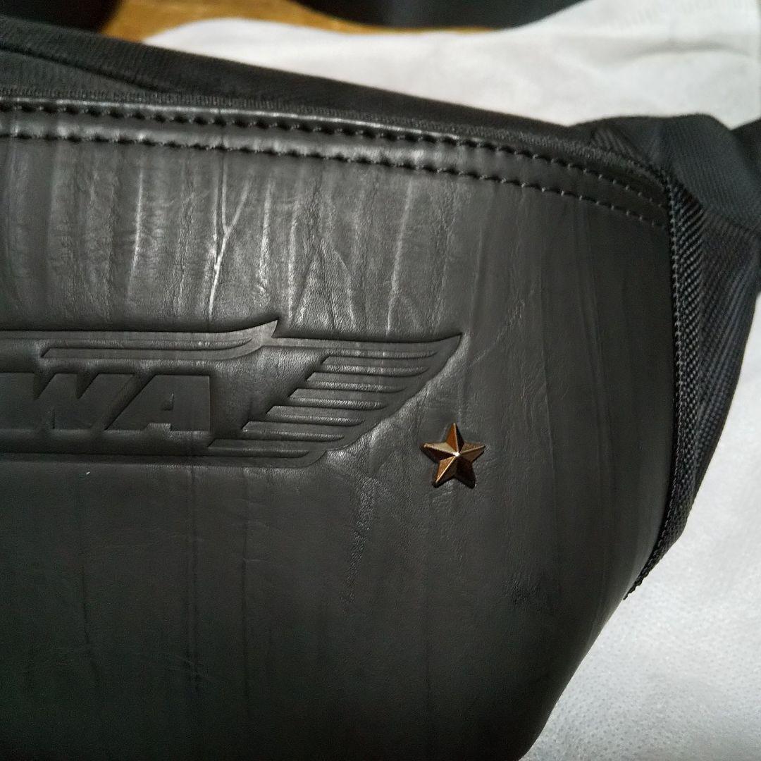 矢沢永吉様、羽ロゴウエストポーチ ブラック、未使用です。 - メルカリ