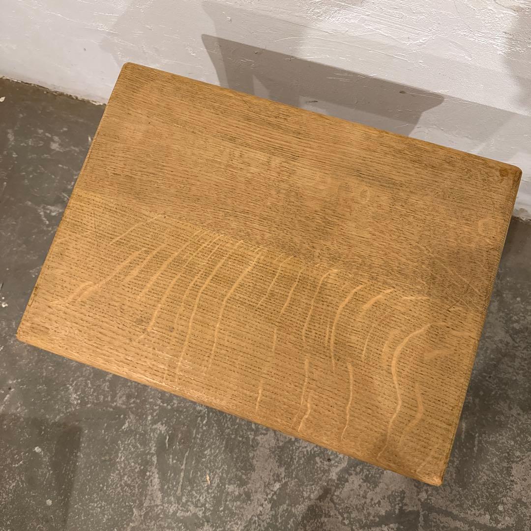 年末年始saleヴィンテージ　ネストテーブル　サイドテーブル　花台　剥離　2