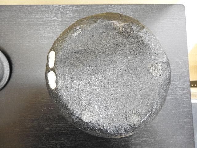 寒川梄豊 紀州焼葵窯 那智黒水指 共箱 MA386 - メルカリ