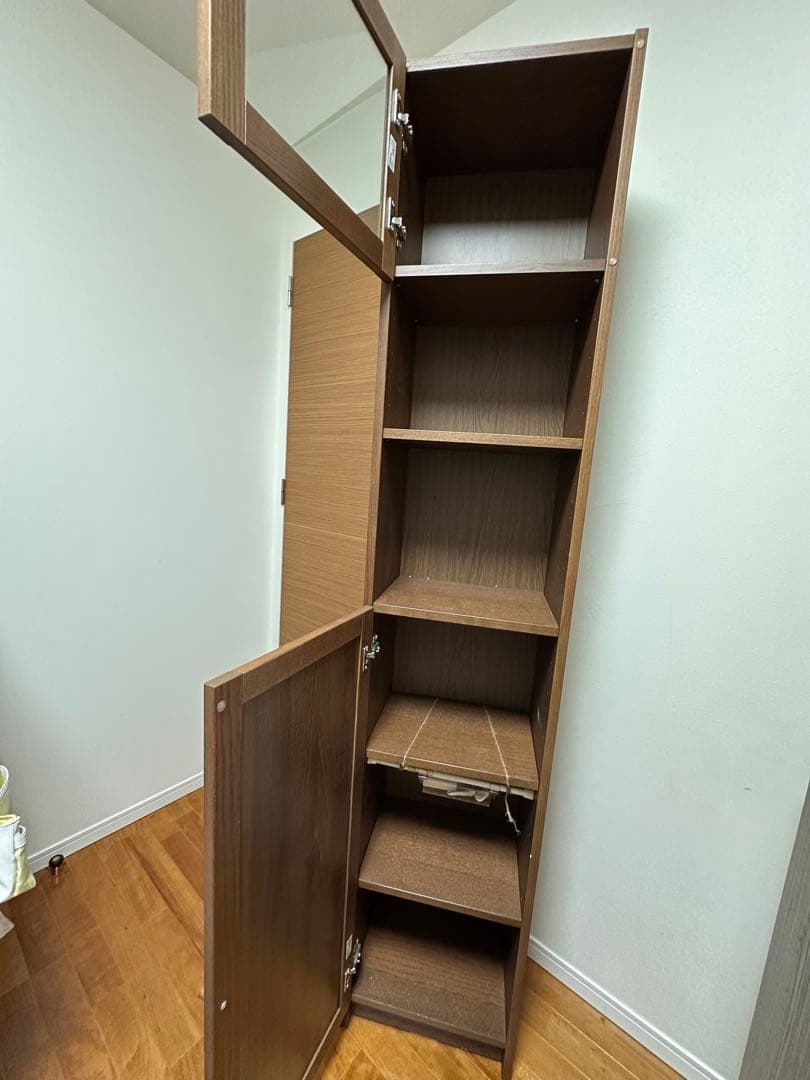 【IKEA 美品】ブラウン 本棚　収納キャビネット
