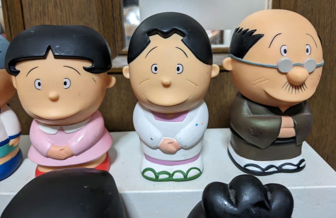 サザエさん一家　貯金箱　7点セット売り　⚠バラ売り不可　希少品