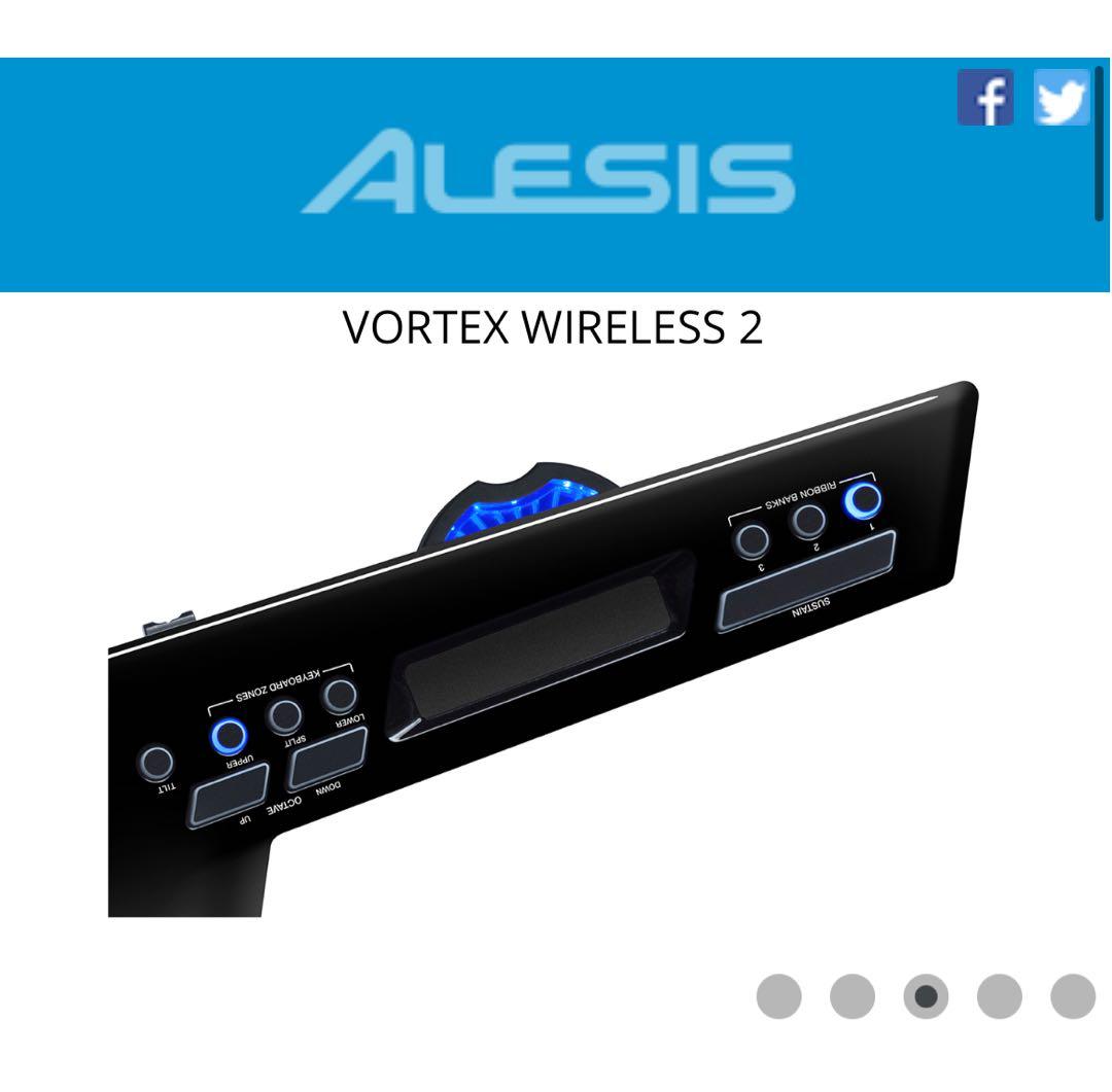 ★レア美品★ショルダーキーボードAlesis Vortex Wireless 2