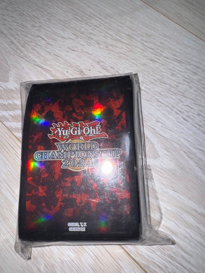 遊戯王WCS2024 スリーブ　赤　未開封　yu-gi-oh 世界大会