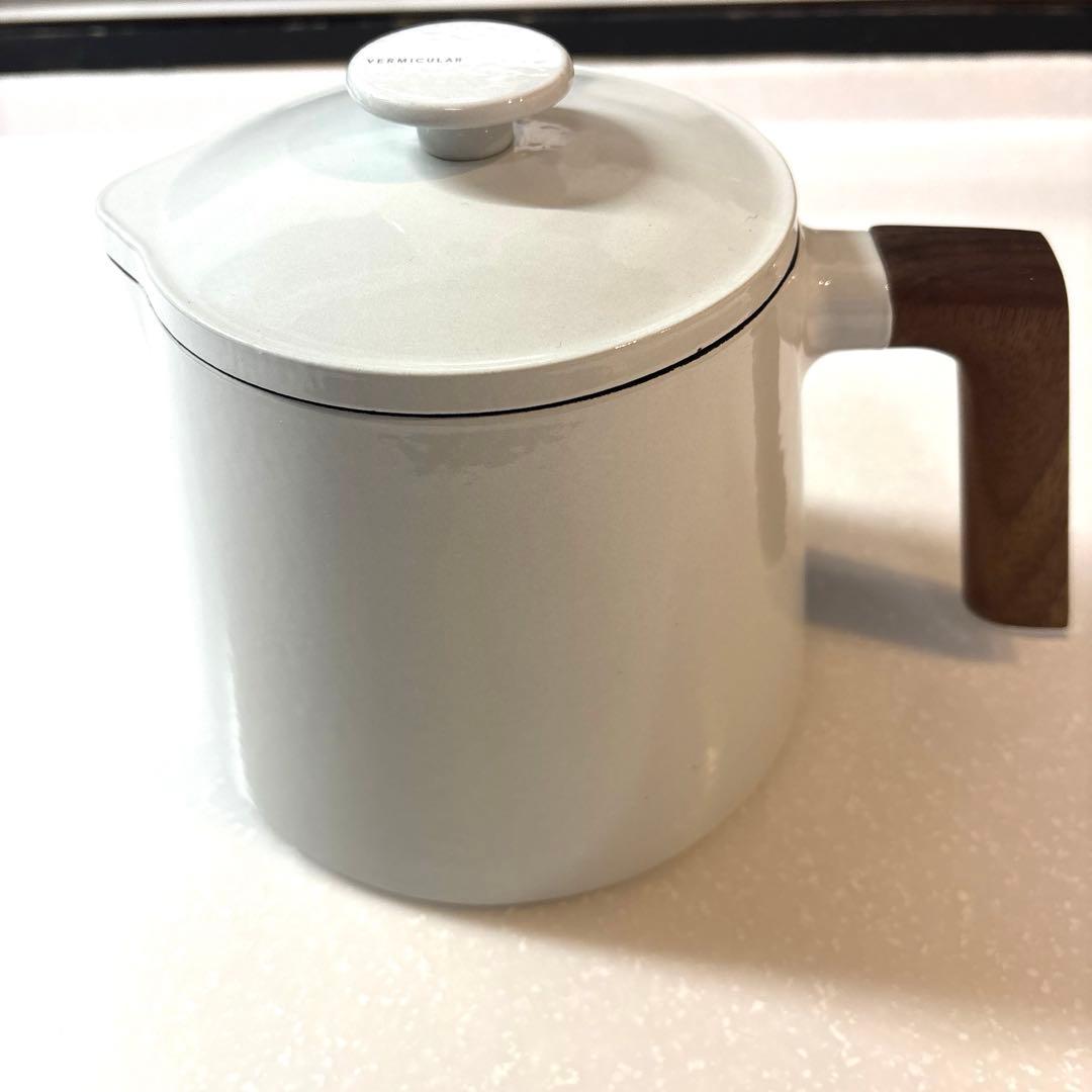 【美品】バーミュキュラ　スープポット　シーソルト